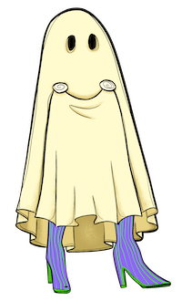 Floating ghost